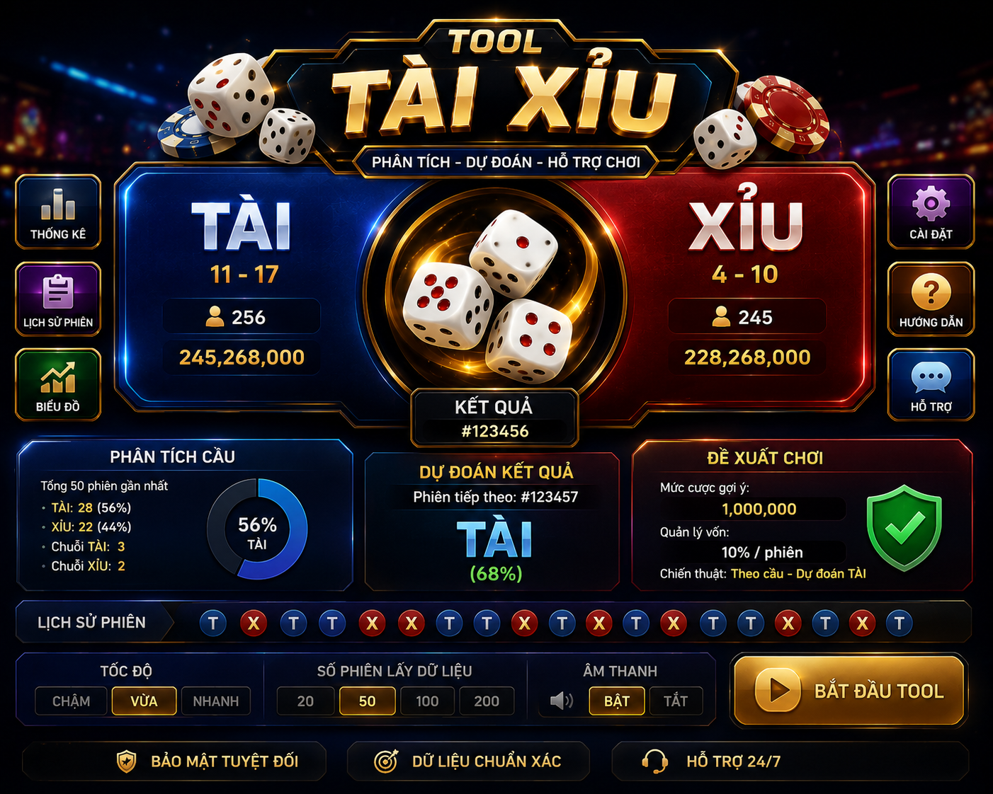 Tool Tài Xỉu